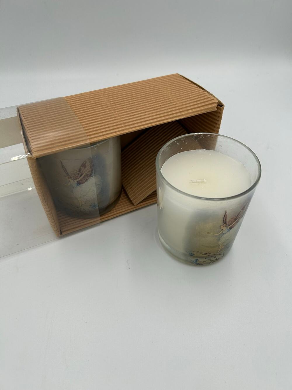 Dancing Flower Fairy Candle set with vintage gift box, whimsical fairycore